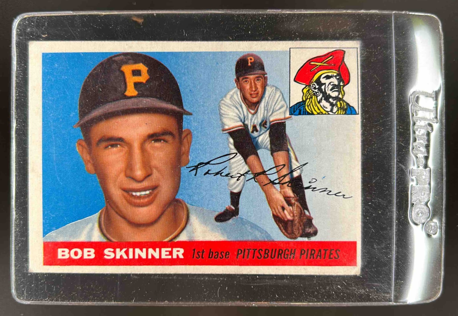Card image for 1955 TOPPS BASEBALL BOB SKINNER #88 RC PITTSBURGH PIRATES