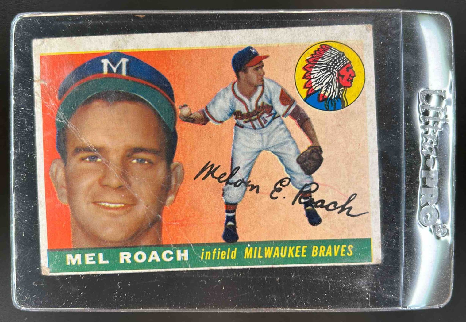 Card image for 1955 TOPPS MEL ROACH #117