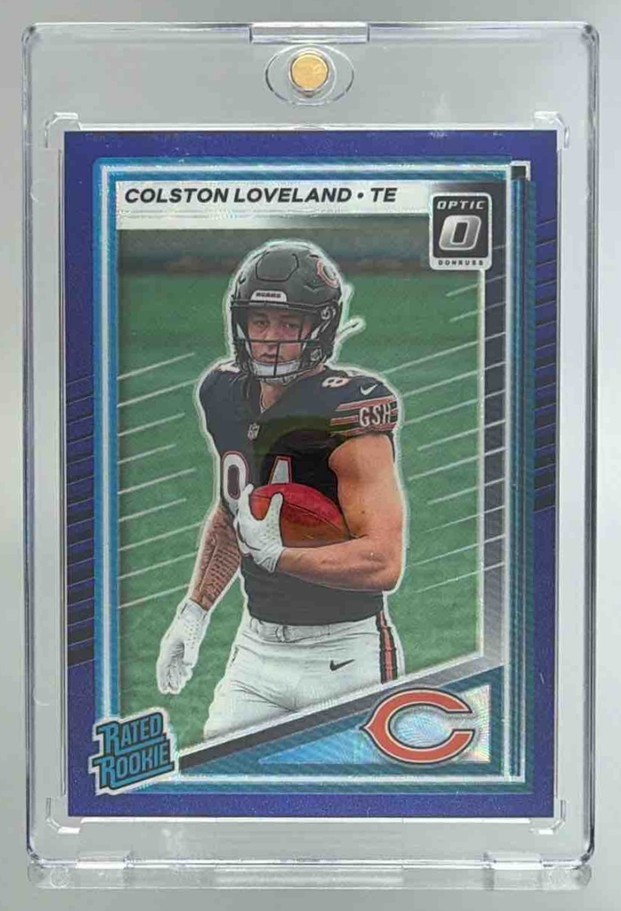 Card image for 2025 Panini Donruss Optic Colston Loveland Rookie Kings #10 RC Bears