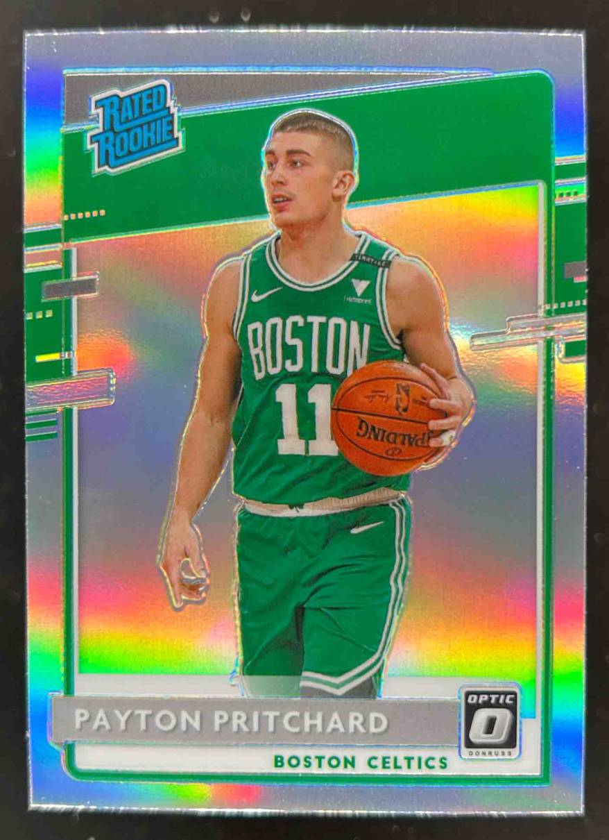 Card image for 2020-21 PANINI DONRUSS OPTIC PAYTON PRITCHARD HOLO #176 RC ROOKIE BOSTON CELTICS