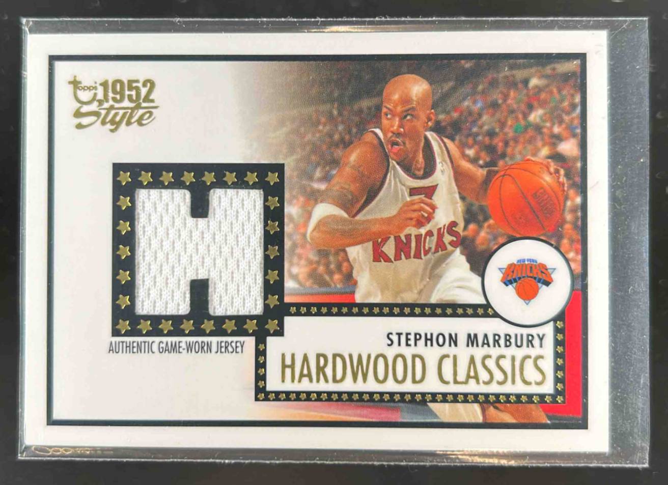 Card image for 2005-06 Topps 1952 Style Stephon Marbury Hardwood Classics #HCR-SM