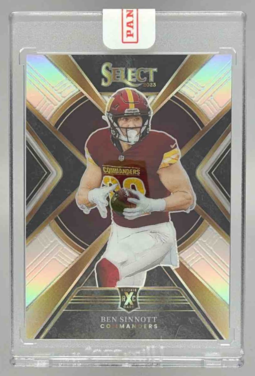 Card image for 2023 Panini Football Select Ben Sinnott #517 XRC Washington Commanders