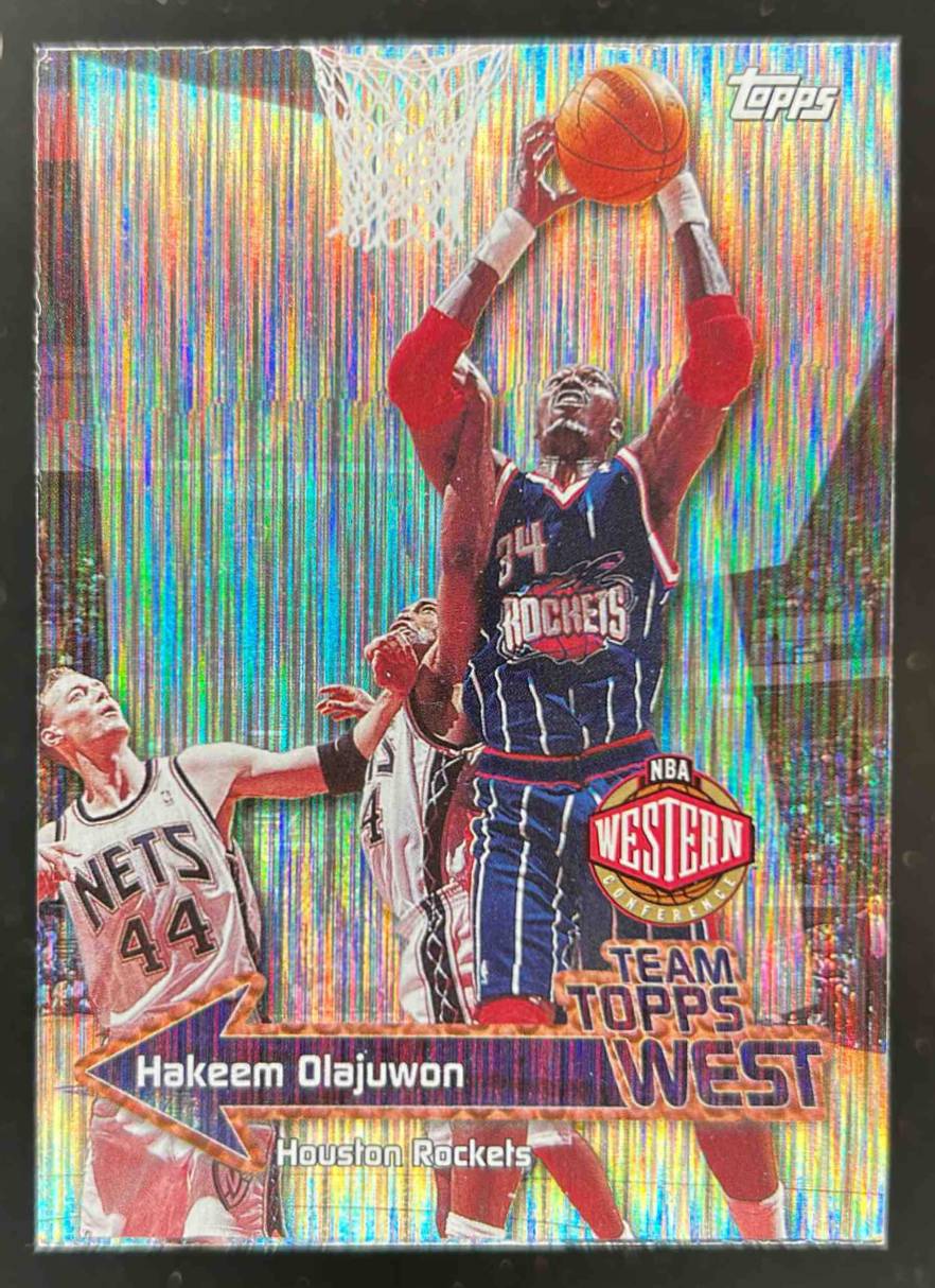 Card image for 1999-00 TOPPS HAKEEM OLAJUWON #TT13 TEAM HOUSTON ROCKETS
