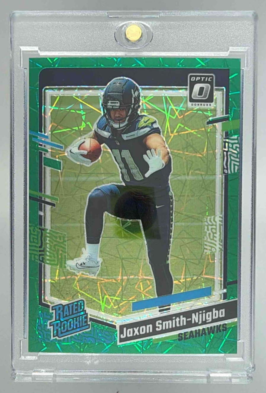 Card image for 2023 Panini Donruss Optic Jaxon Smith-Njigba #293 RC Rated Rookie Seahawks