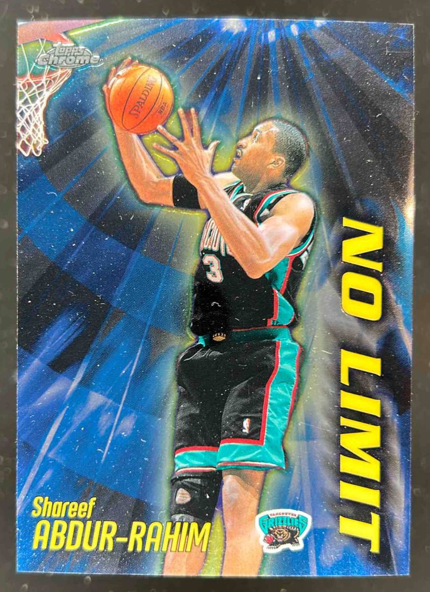 Card image for 2000-01 TOPPS CHROME SHAREEF ABDUR-RAHIM NO LIMIT #NL10