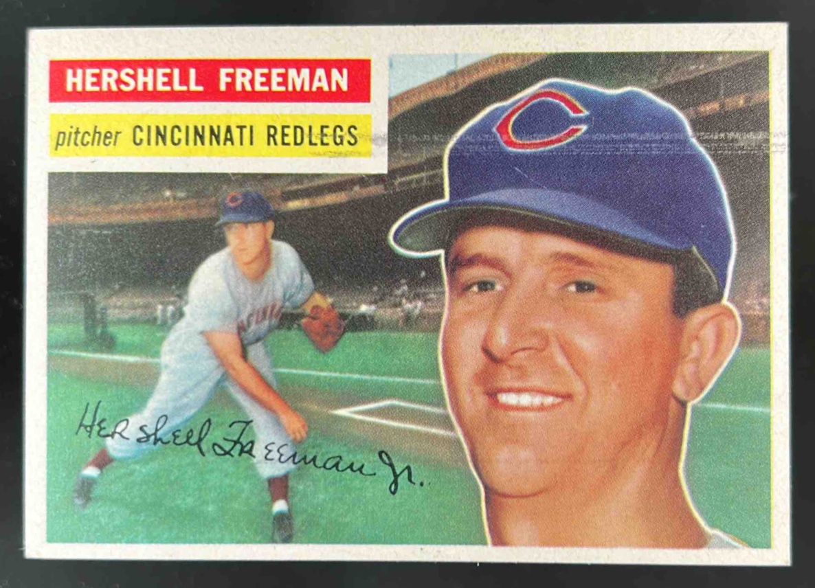 Card image for 1956 TOPPS BASEBALL HERSHELL FREEMAN #242