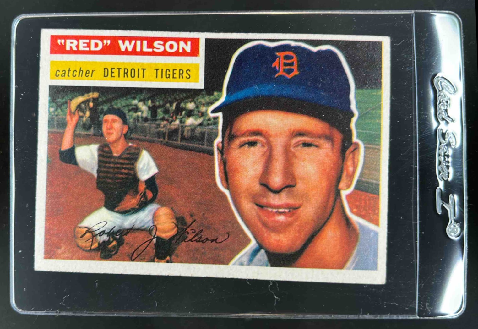 Card image for 1956 TOPPS RED WILSON #92A DETROIT TIGERS