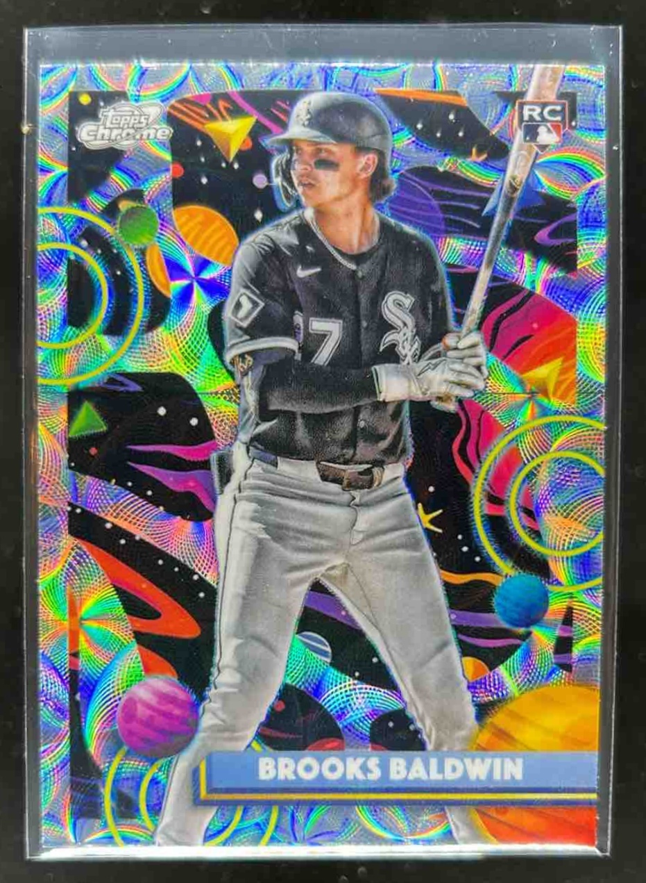 Card image for Brooks Baldwin 2025 Topps Cosmic Chrome Nucleus Refractor