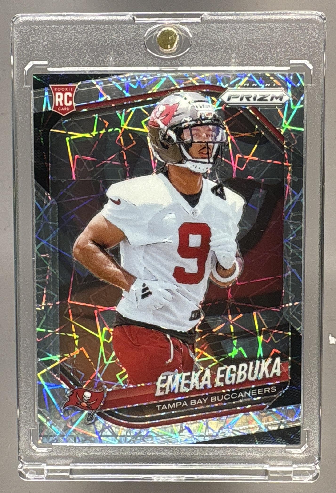 2025 PANINI PRIZM EMEKA EGBUKA #351 LAZER RC BUCCANEERS
