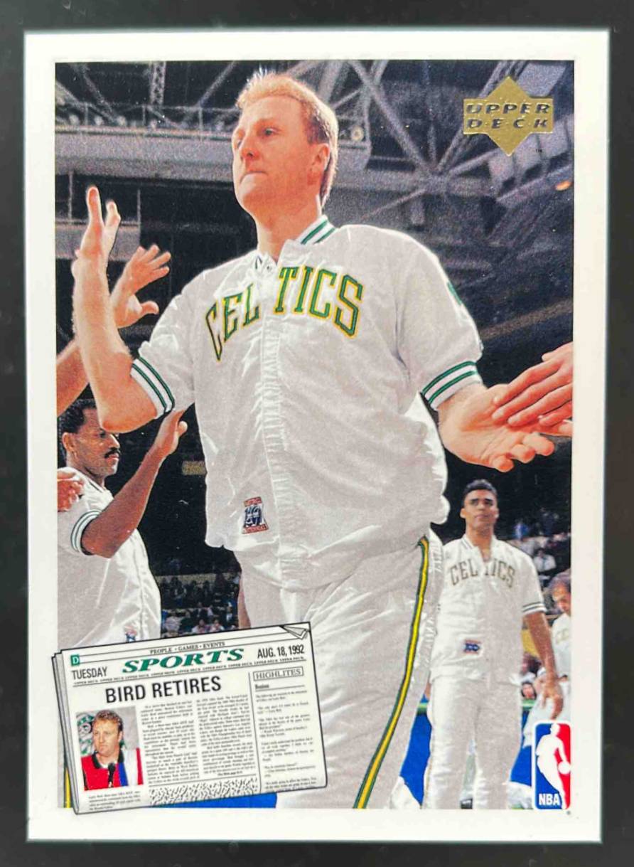 Card image for 1992-93 UPPER DECK LARRY BIRD / MAGIC JOHNSON INSERTS #SP1