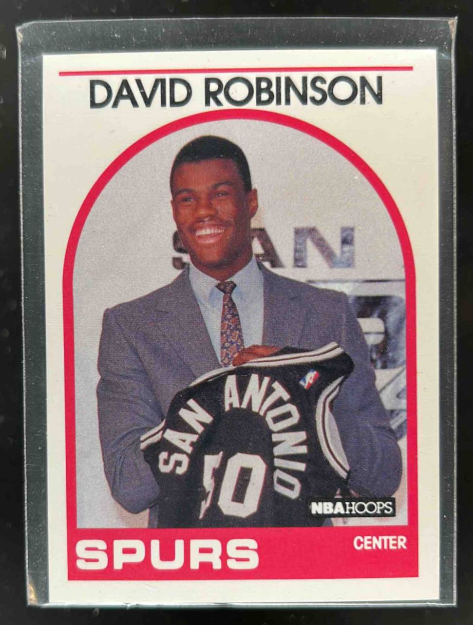 Card image for 1989-90 HOOPS DAVID ROBINSON #138 RC ROOKIE SAN ANTONIO SPURS