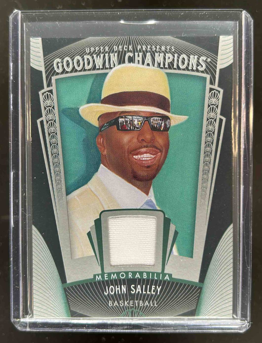 Card image for 2015 UPPER DECK GOODWIN CHAMPIONS JOHN SALLEY MEMORABILIA #M-JS MEM