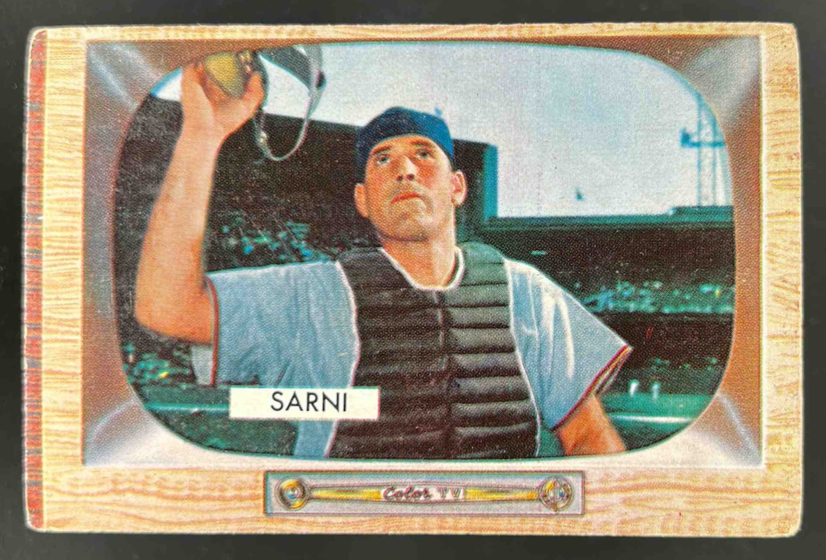 Card image for 1955 BOWMAN BASEBALL BILL SARNI #30 ST. LOUIS CARDINALS