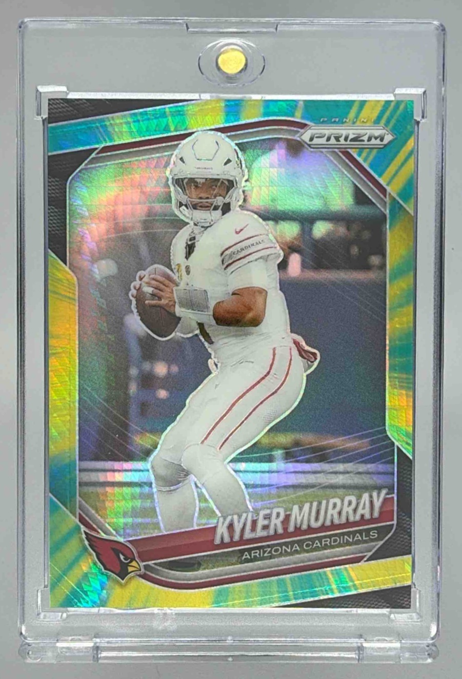 Card image for 2025 Panini Football Prizm Kyler Murray Hyper /200 #87 Arizona Cardinals