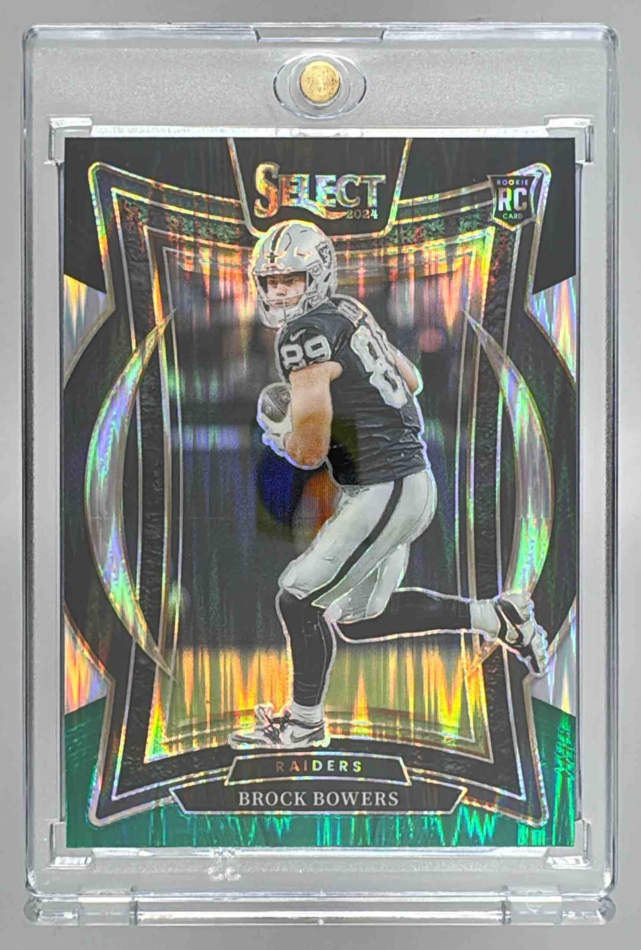 Card image for 2024 Panini Football Select Brock Bowers Concourse #31 RC Las Vegas Raiders