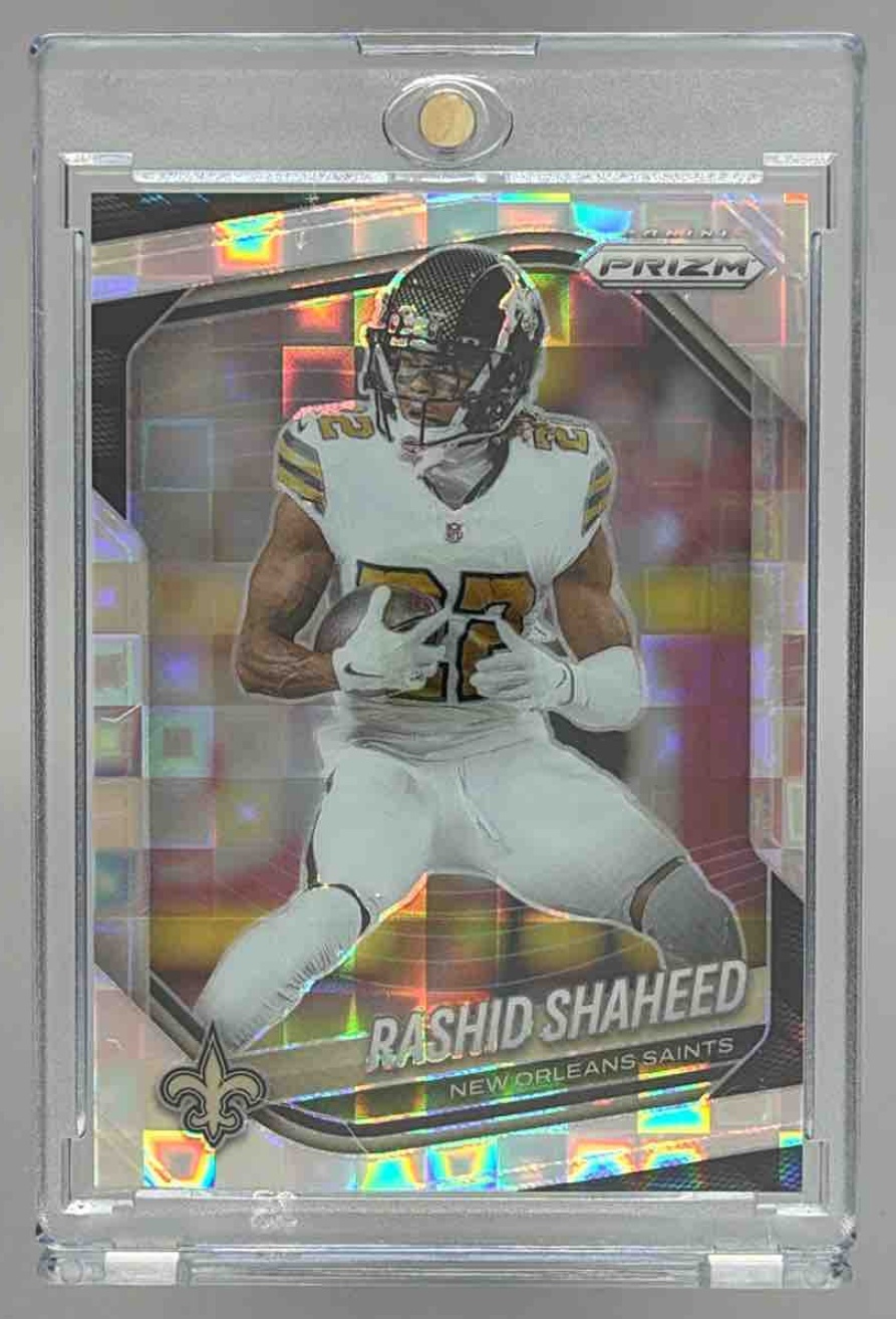 Card image for 2025 Panini Football Prizm Rashid Shaheed Pandora /400 #194 New Orleans Saints