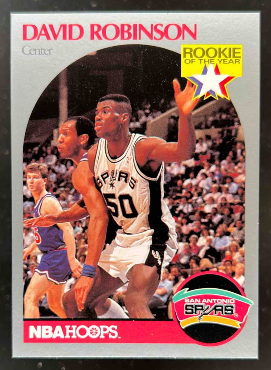 Card image for 1990-91 HOOPS DAVID ROBINSON #270 SAN ANTONIO SPURS