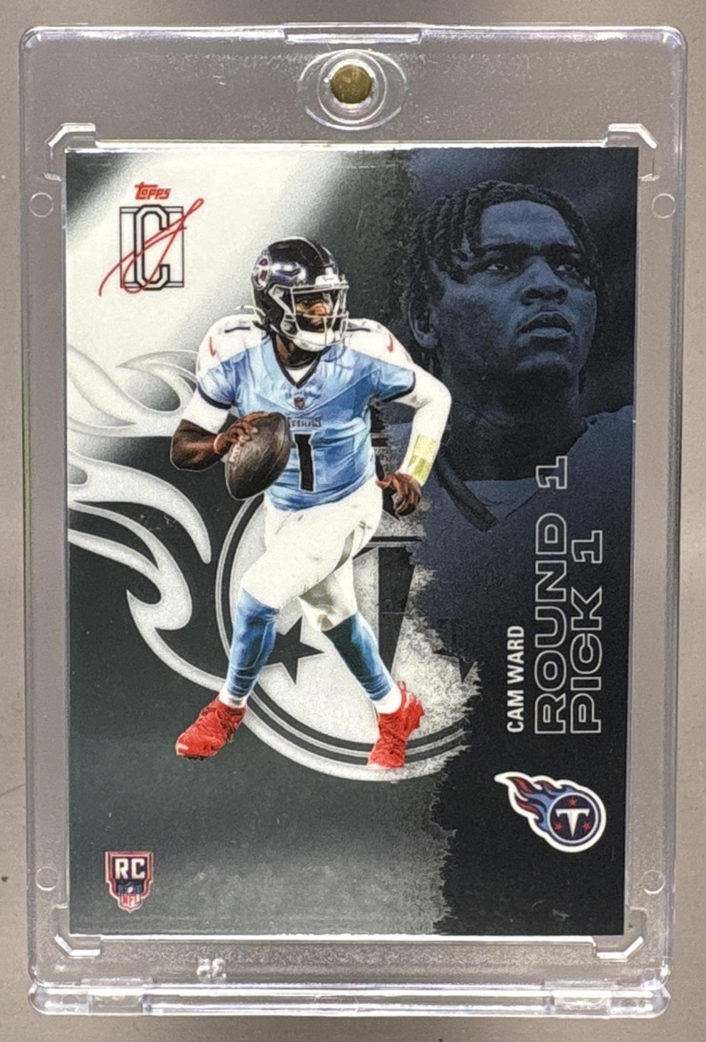 2025 TOPPS SIGNATURE CLASS CAM WARD #101 CHROME ROOKIE RC TITANS