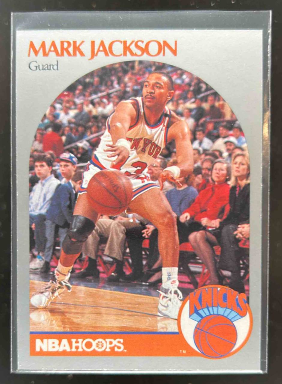 Card image for 1990-91 HOOPS MARK JACKSON #205 NEW YORK KNICKS