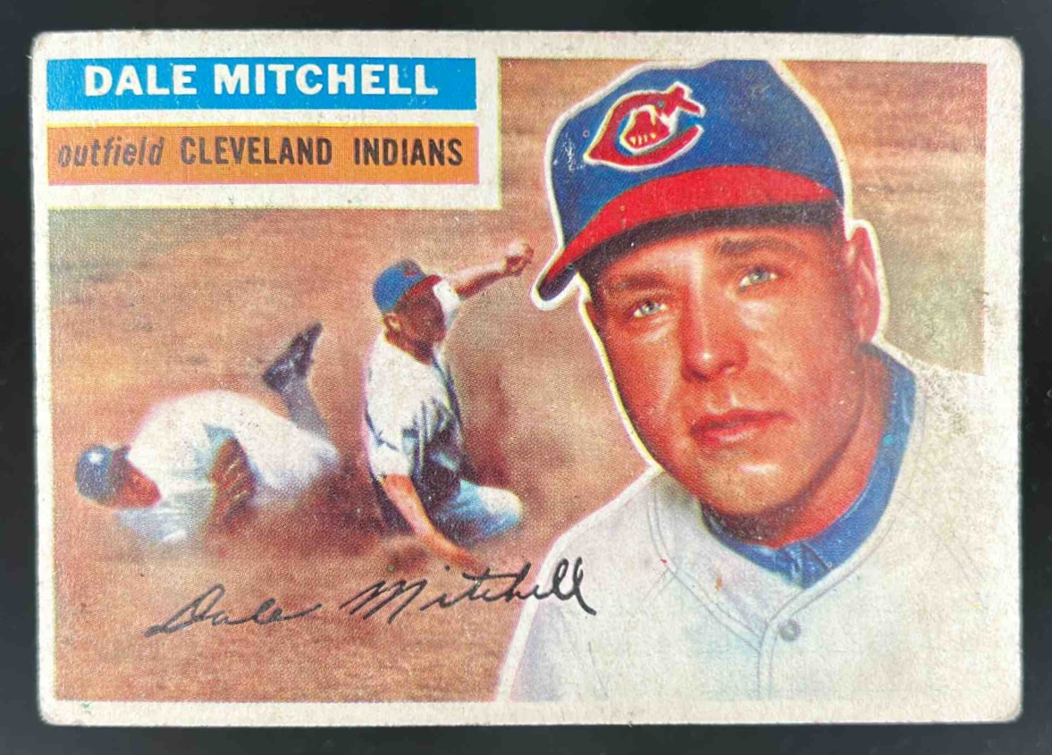 Card image for 1956 TOPPS BASEBALL DALE MITCHELL #268