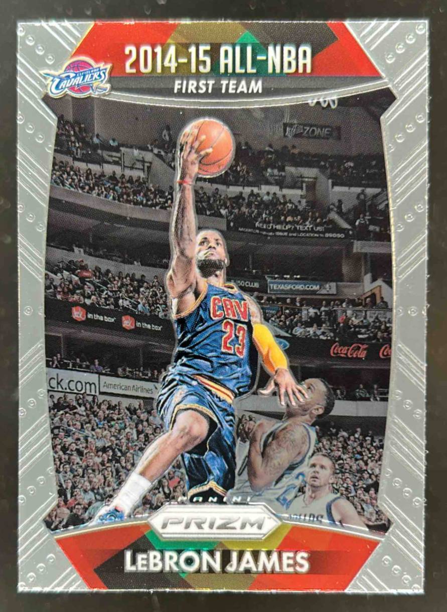 Card image for 2015-16 PANINI PRIZM LEBRON JAMES #375 CLEVELAND CAVALIERS