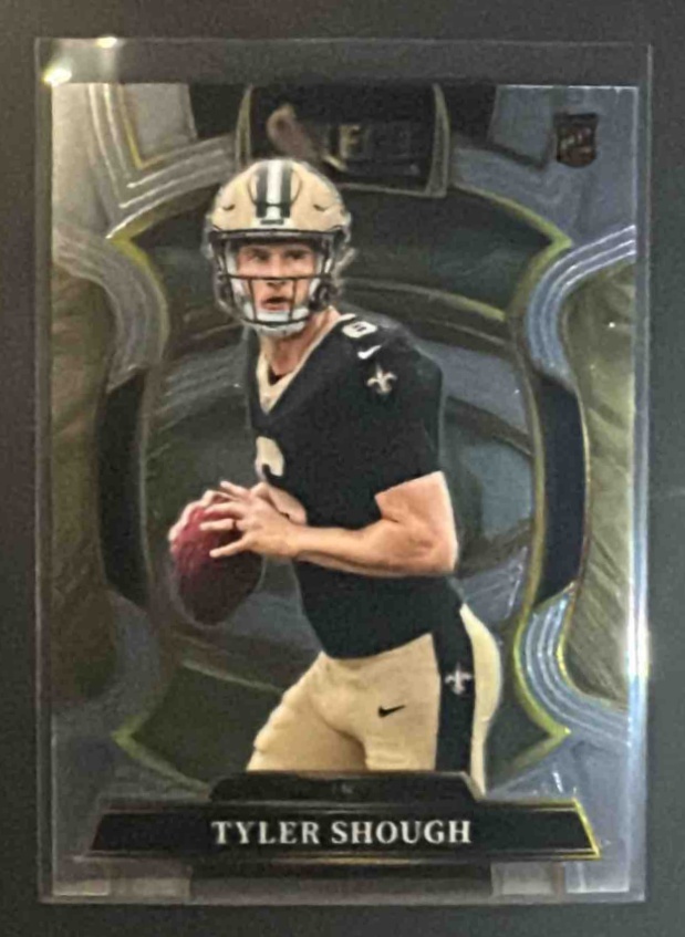 Card image for 2025 Panini Select Tyler Shough #41 Concourse RC Saints