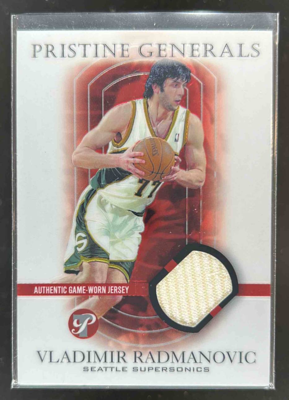 Card image for 2003-04 TOPPS PRISTINE VLADIMIR RADMANOVIC GENERALS RELICS #PG-VR MEM