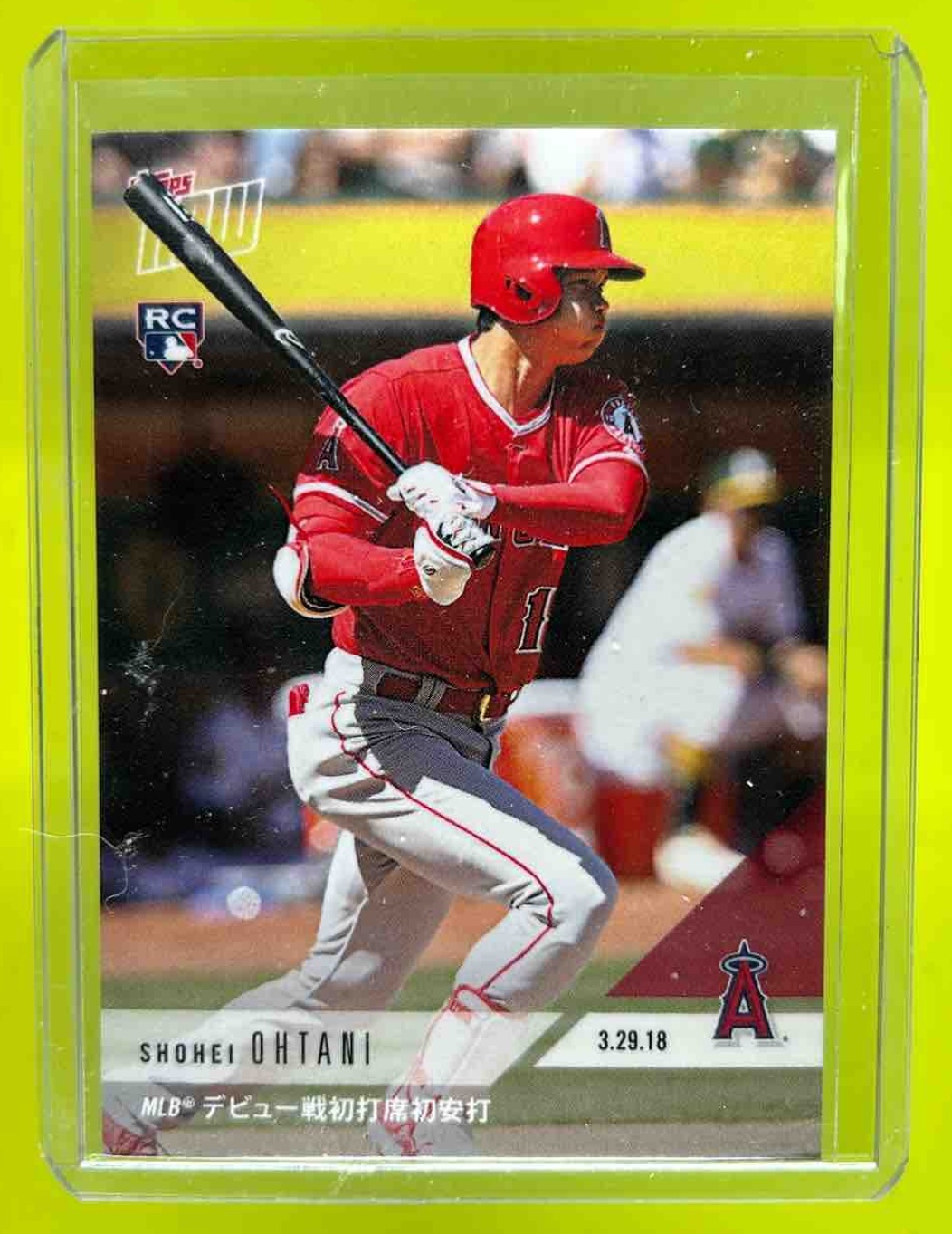 Shohei Ohtani 2018 Topps Baseball Now RC Los Angeles Angels
