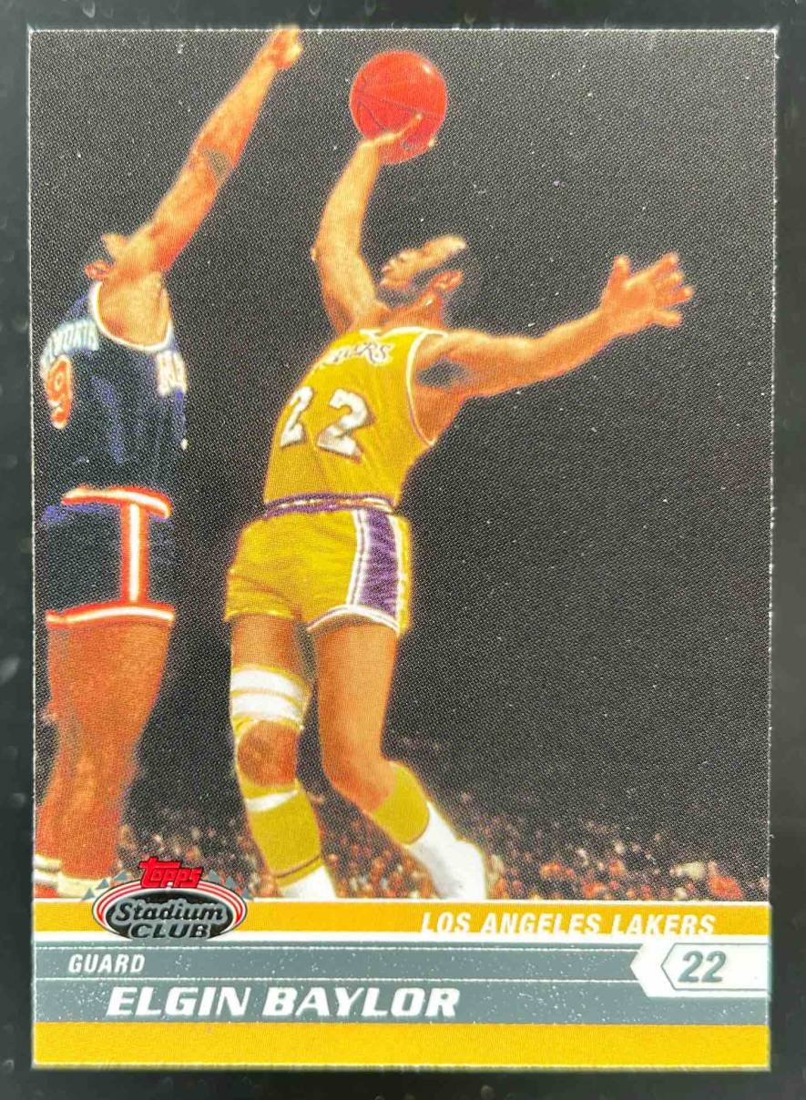 Card image for 2007-08 TOPPS STADIUM CLUB ELGIN BAYLOR #95 LOS ANGELES LAKERS