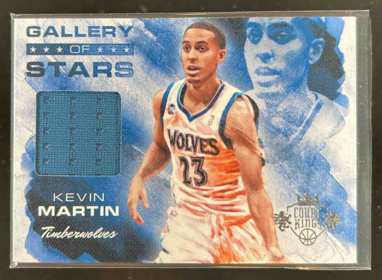 Card image for 2013-14 Panini Court Kings Kevin Martin Gallery of Stars Jerseys 303 /325 #5