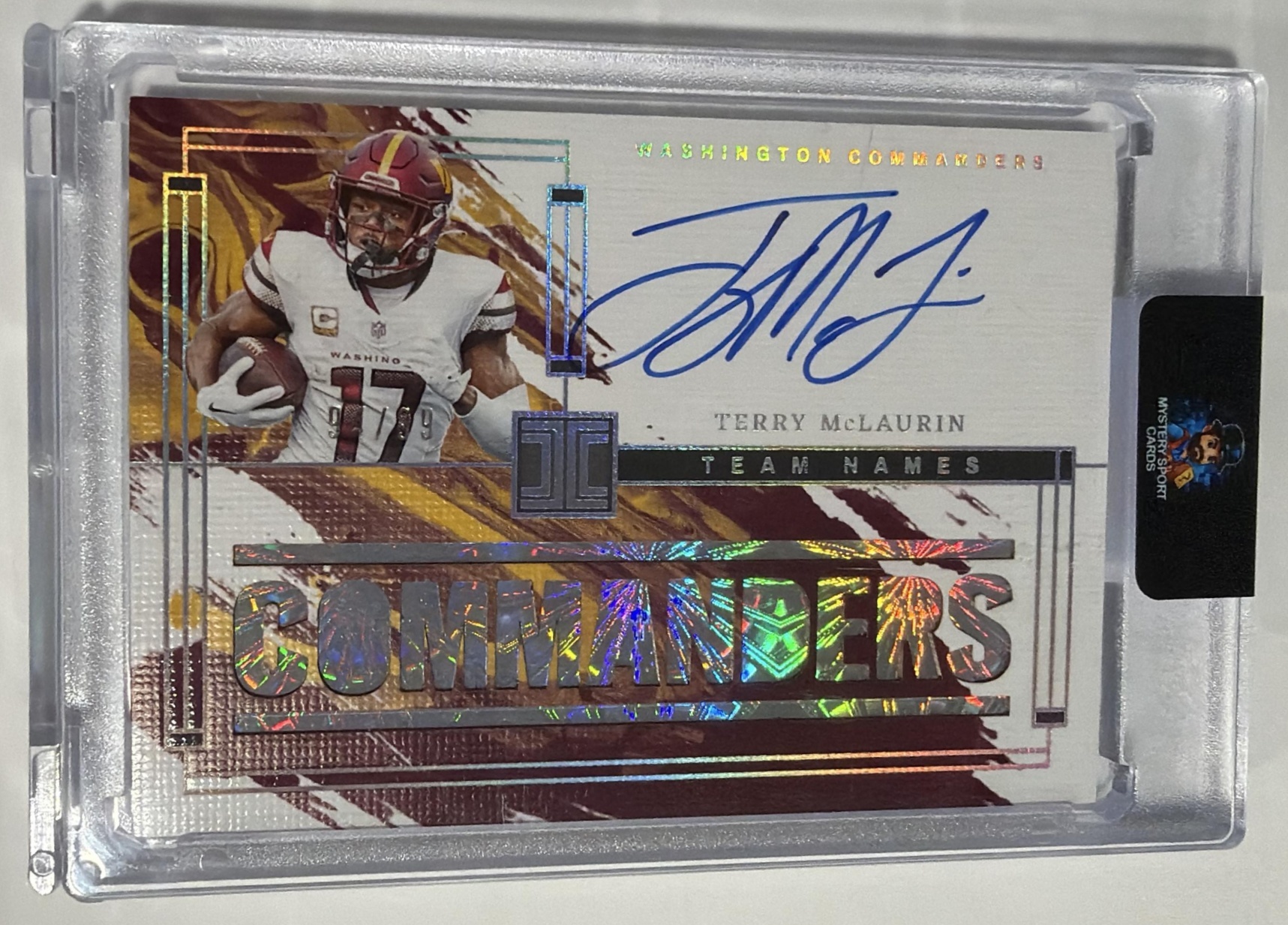 Card image for 2025 Panini Immaculate Collection Terry McLaurin /99 #30 Commanders