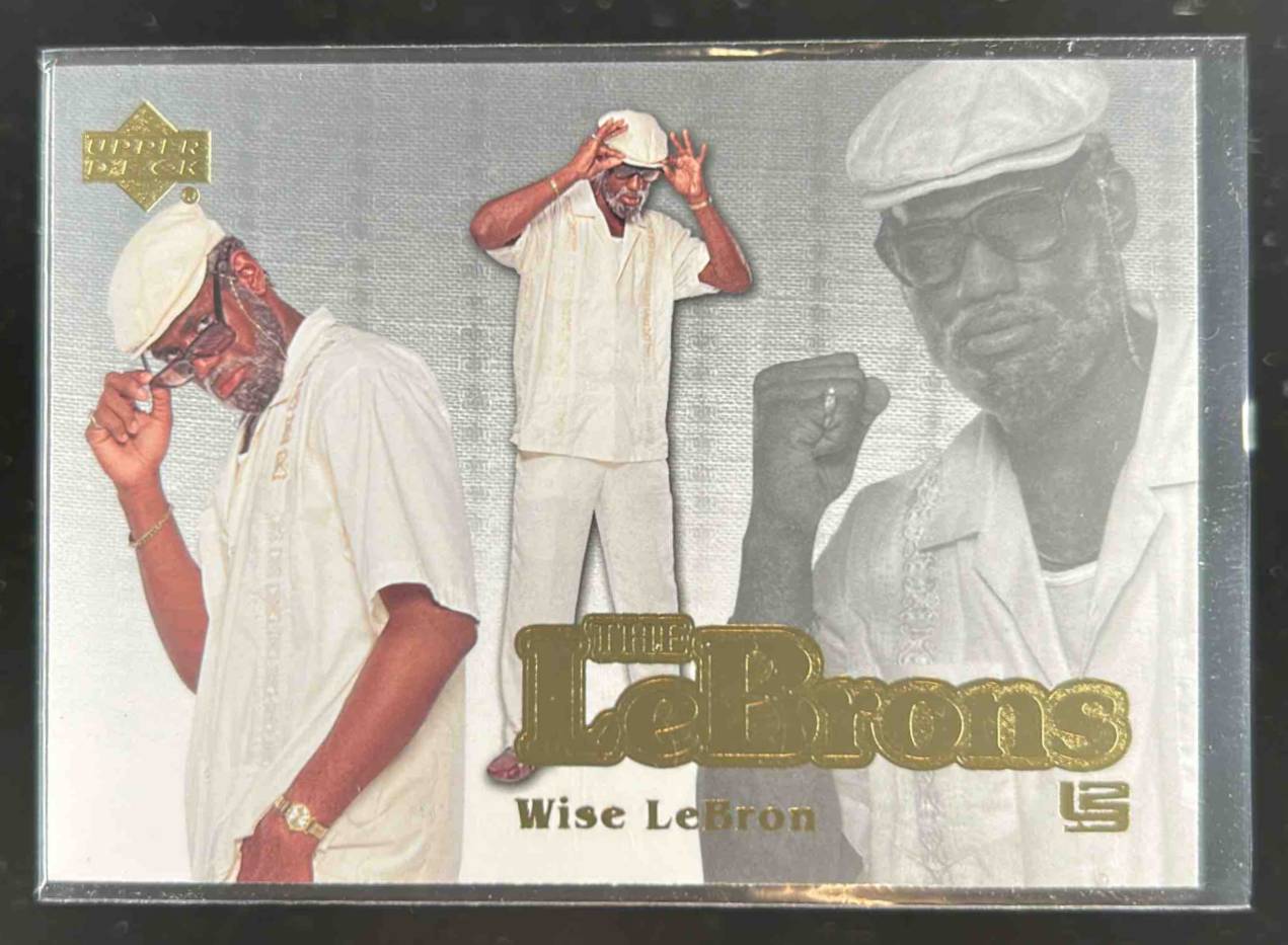 Card image for 2006-07 Upper Deck Reserve LeBron James The LeBrons Gold #LBJ-7
