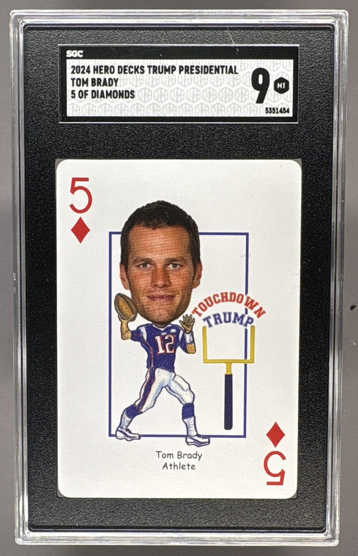 2024 HERO DECKS TOM BRADY PRESIDENTAL SGC 9