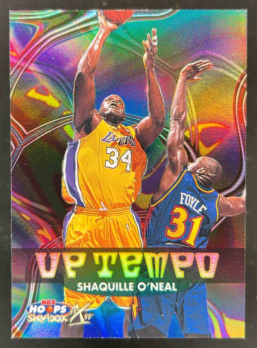 Card image for 1999-00 HOOPS DECADE SHAQUILLE O'NEAL #3UT UP TEMPO LOS ANGELES LAKERS