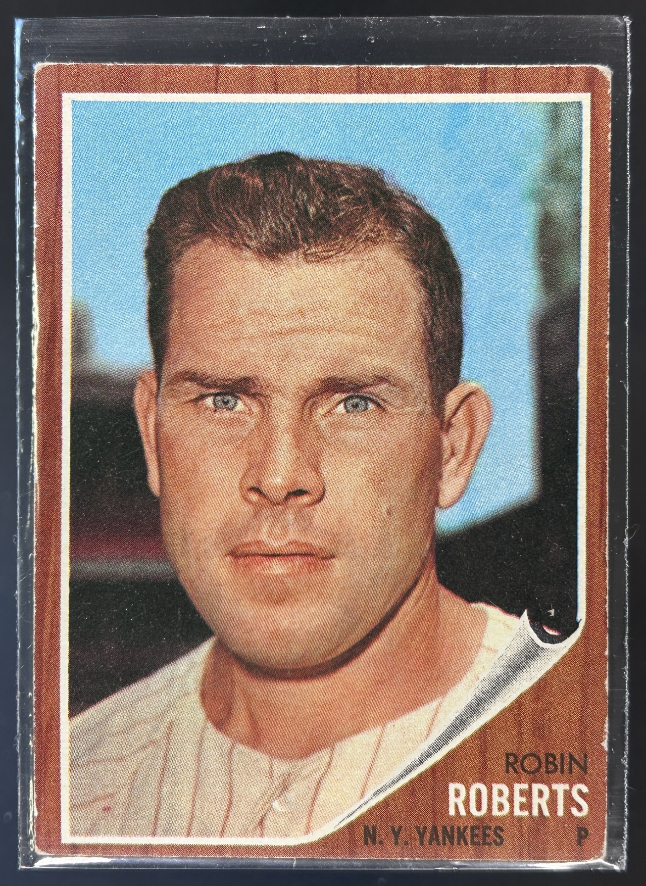 Card image for 1962 TOPPS ROBIN ROBERTS #243 NEW YORK YANKEES MIDGRADE