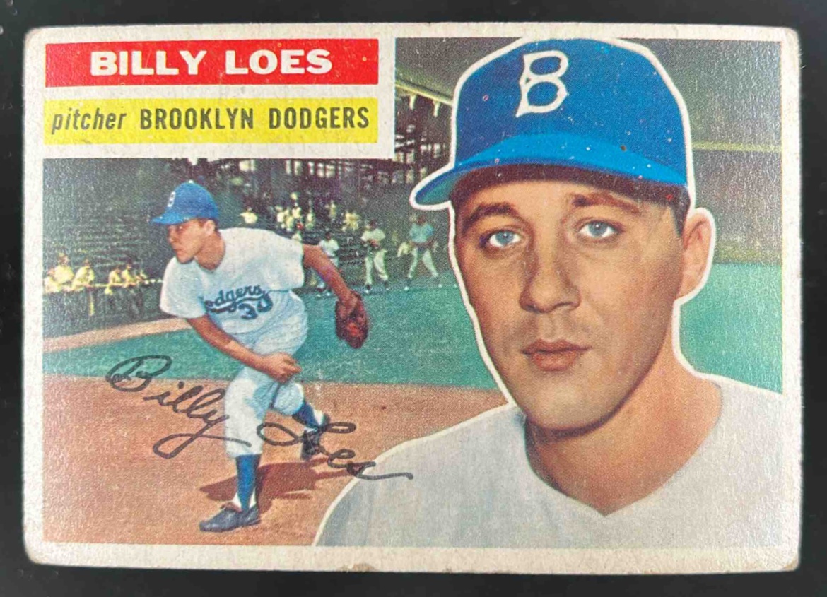 Card image for 1956 TOPPS BASEBALL BILLY LOES #270
