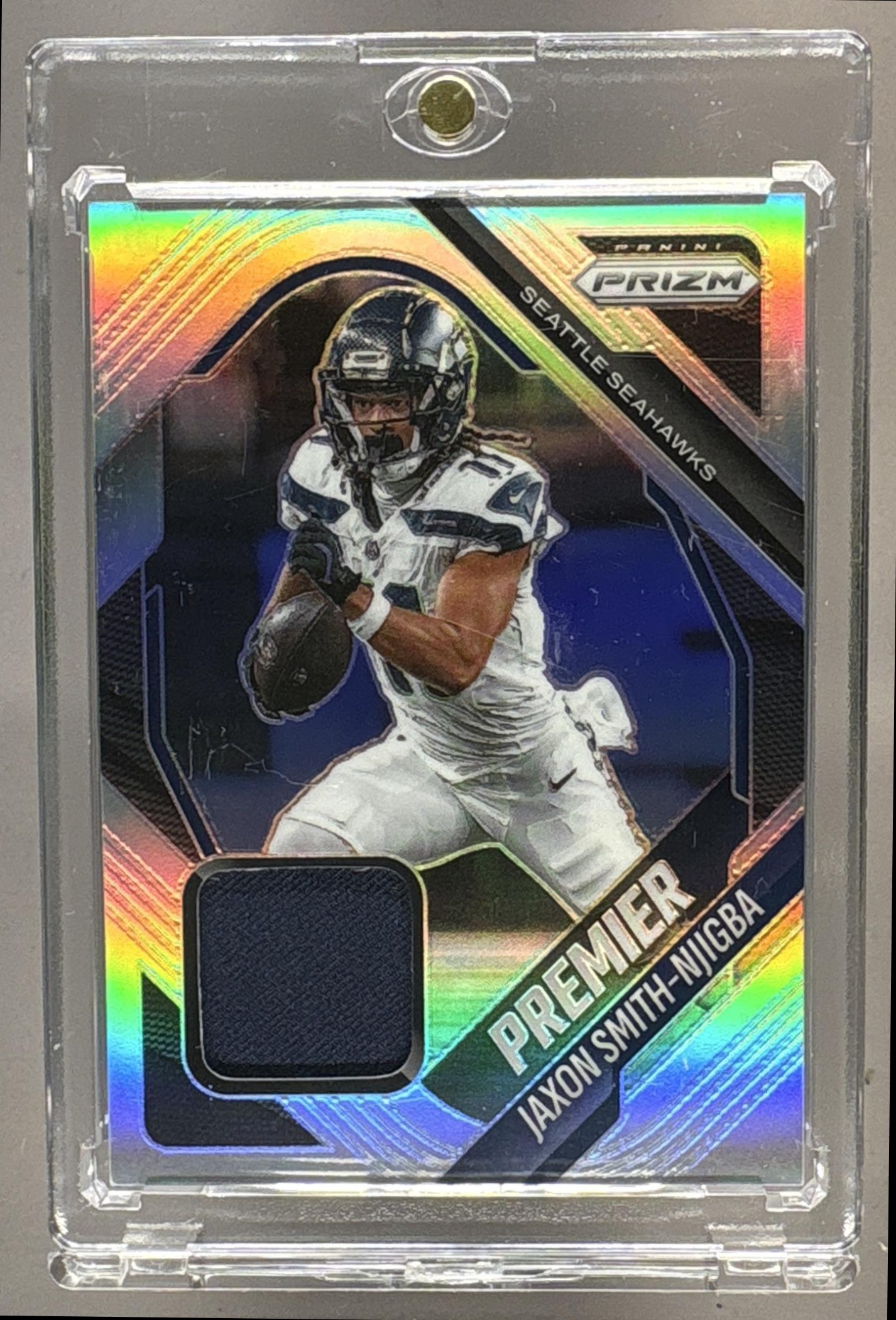 2025 PANINI PRIZM JAXON SMITH-NJIGBA #PJY-JSN PREMIER JERSEYS PATCH SEAHAWKS