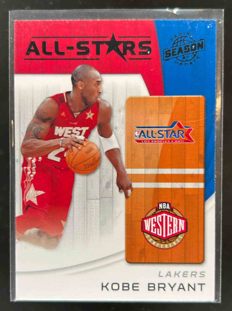 Card image for 2010-11 PANINI SEASON UPDATE KOBE BRYANT ALL STARS #24 LOS ANGELES LAKERS