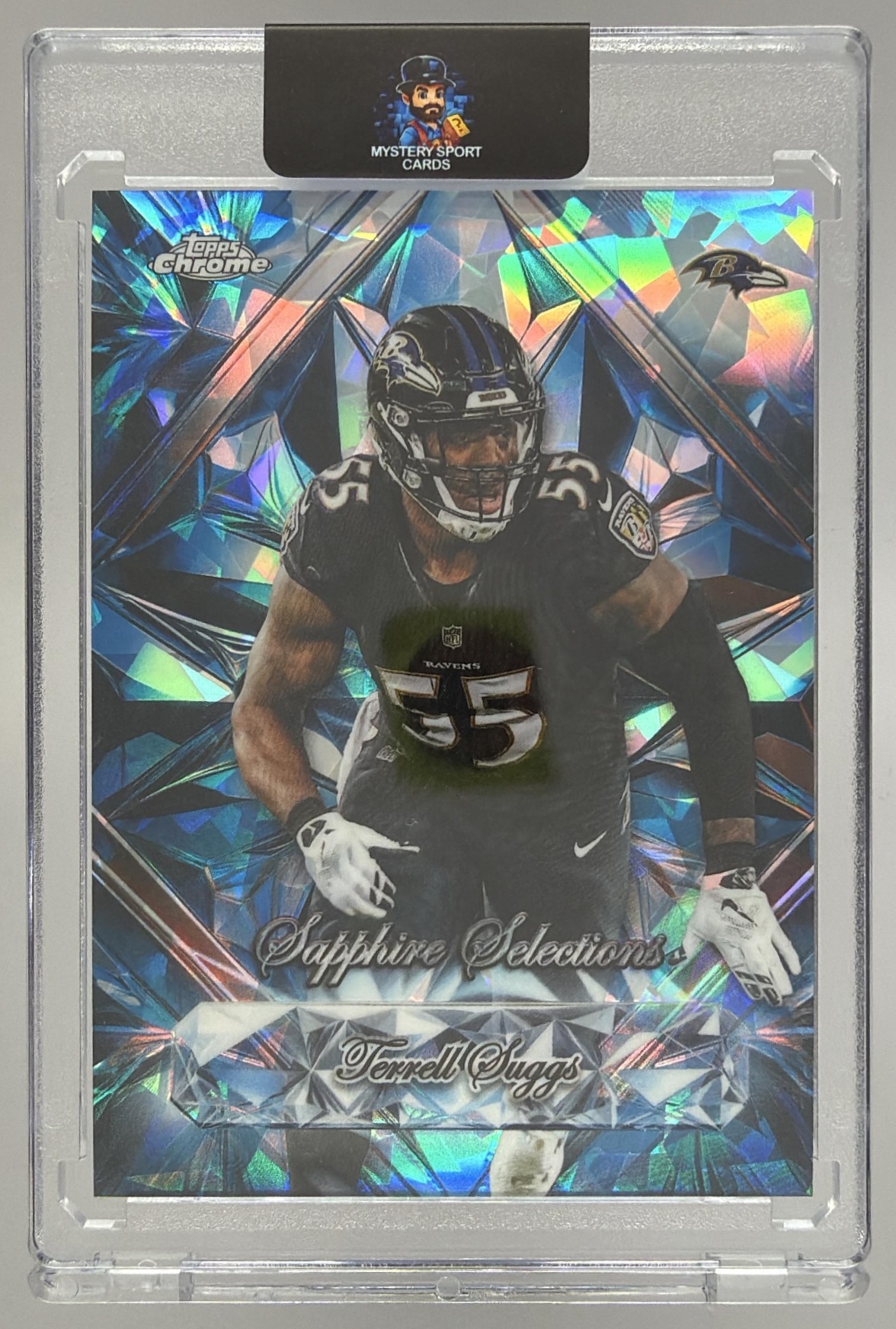 Card image for 2025 Topps Chrome Sapphire Terrell Suggs Selections #SS-23 Ravens