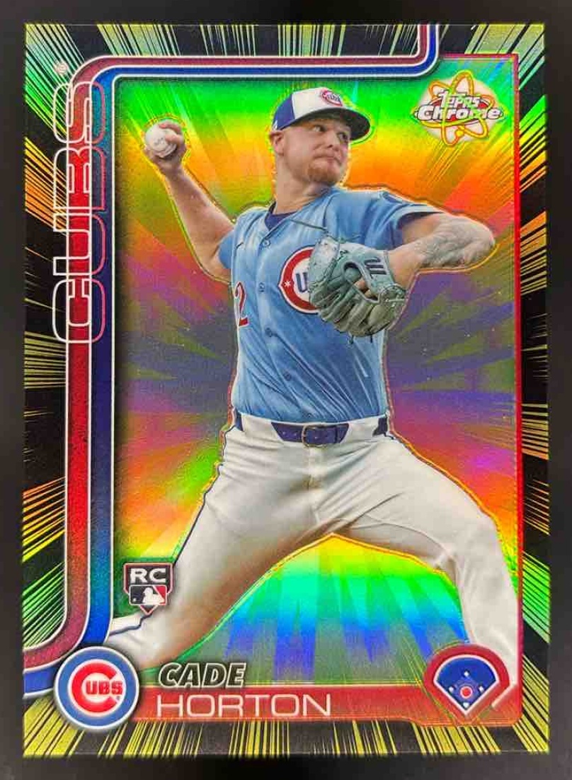 Card image for 2025 Topps Chrome Update Cade Horton Radiating Rookie #RR-38 RC Cubs