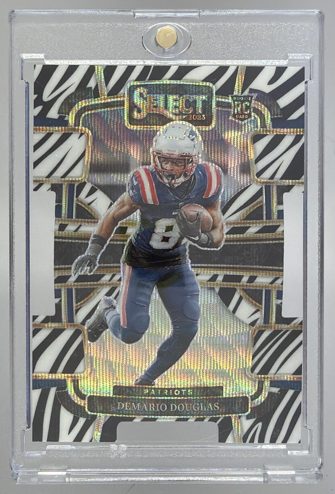 Card image for 2024 Panini Football Select Demario Douglas Field #429 New England Patriots
