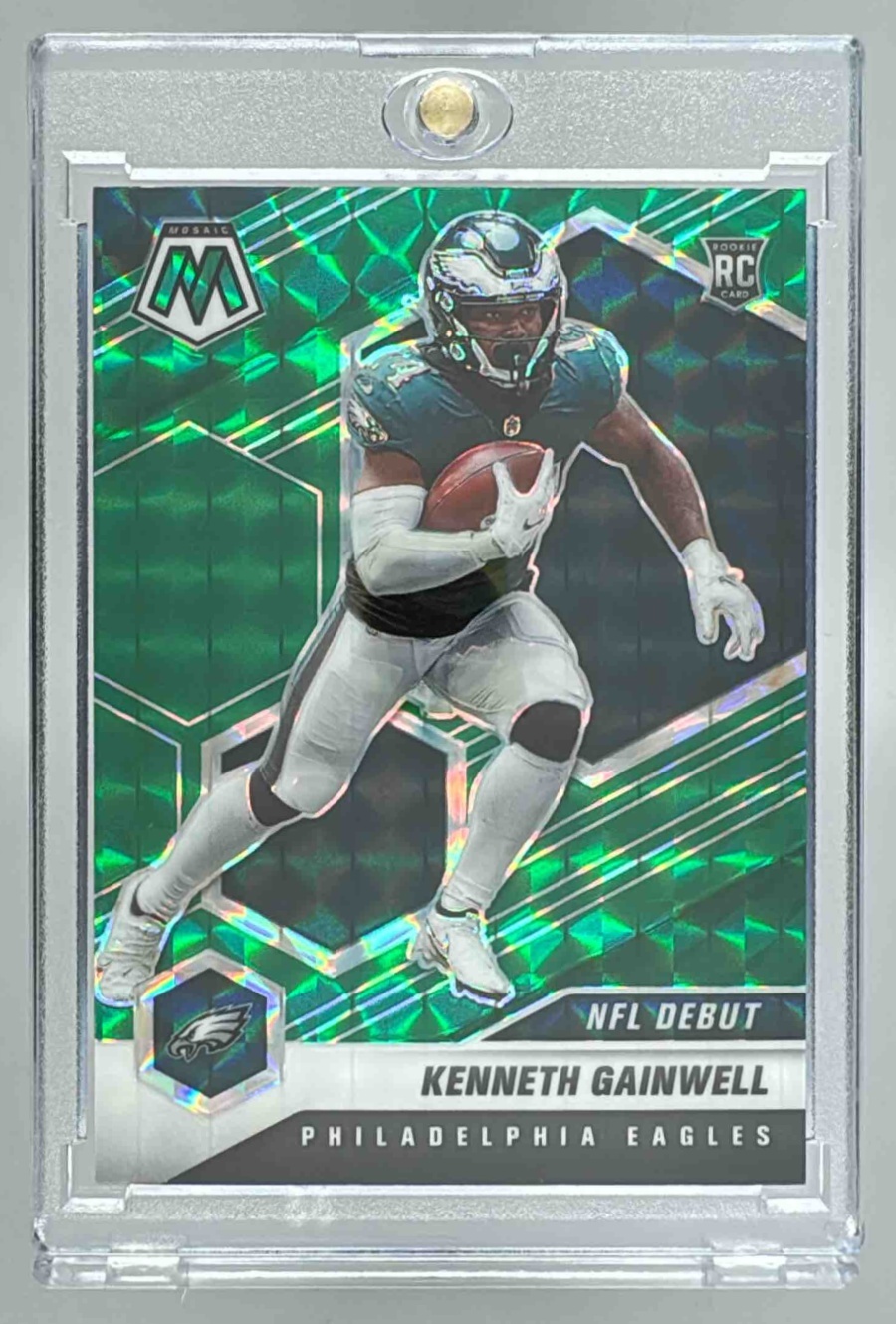 Card image for 2021 Panini Football Mosaic Kenneth Gainwell #254 RC Philadelphia Eagles
