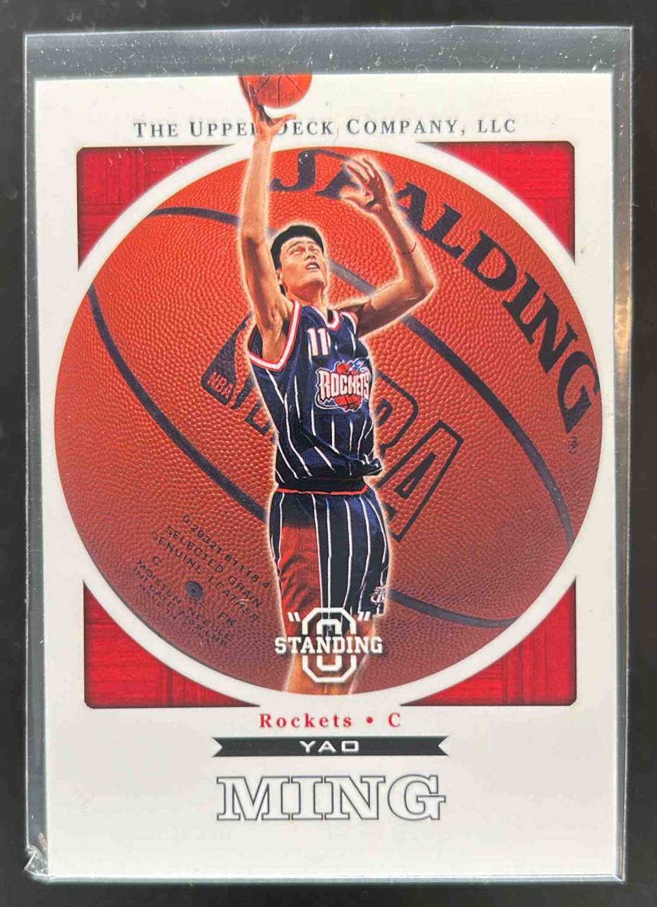 Card image for 2003-04 UPPER DECK STANDING O YAO MING #25 HOUSTON ROCKETS