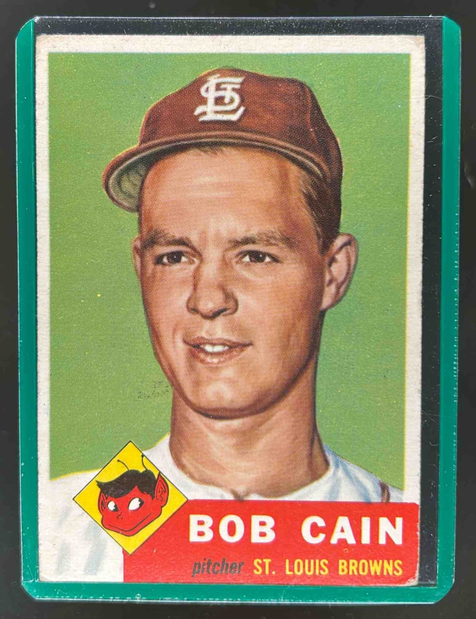 Card image for 1953 TOPPS BASEBALL BOB CAIN #266