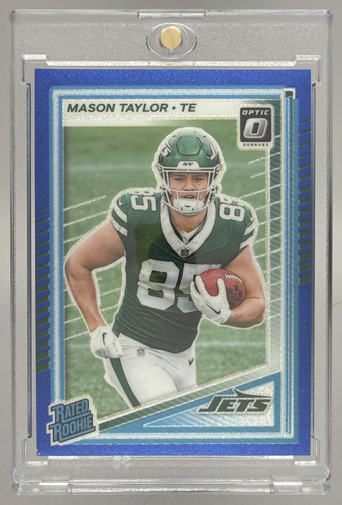 Card image for 2025 Panini Football Donruss Optic Mason Taylor Rated Rookie #274 New York Jets