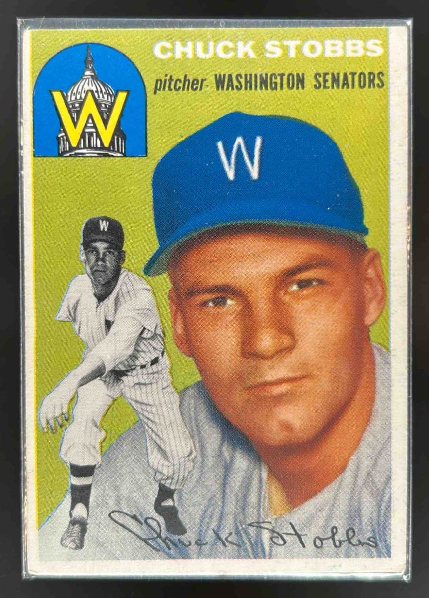 Card image for 1954 TOPPS CHUCK STOBBS #185