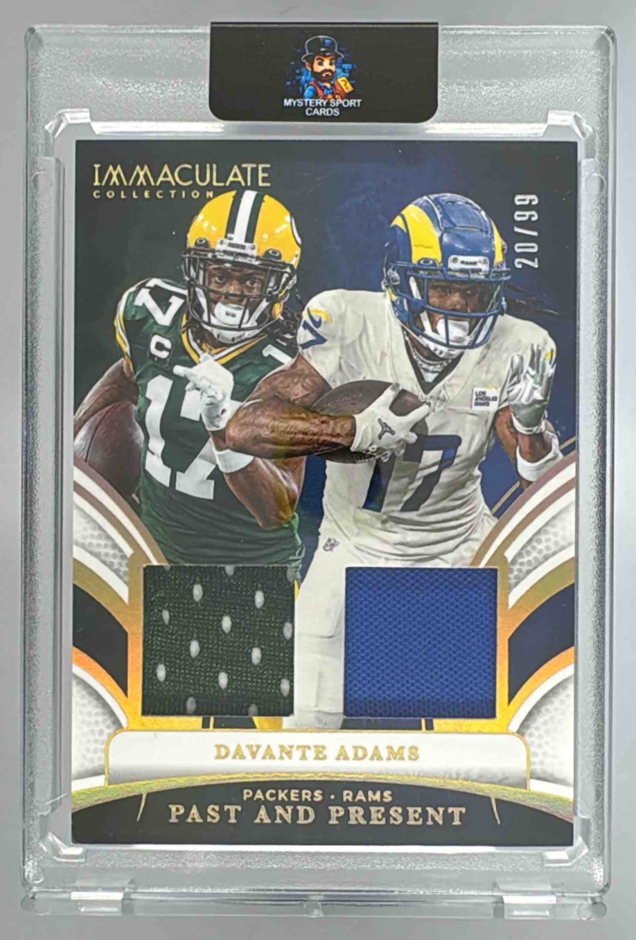 Card image for 2025 Panini Immaculate Collection Davante Adams /99 #19 Rams