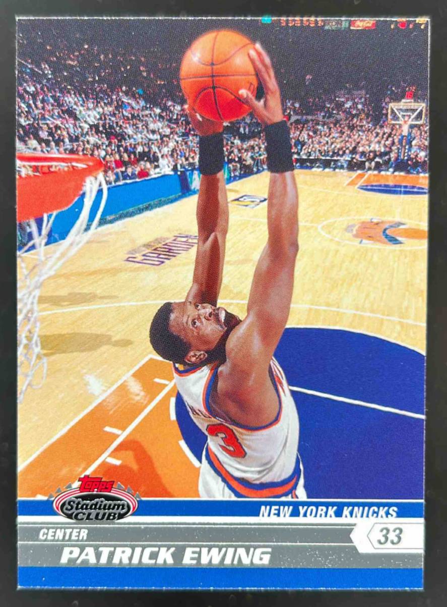 Card image for 2007-08 TOPPS STADIUM CLUB PATRICK EWING #82 NEW YORK KNICKS