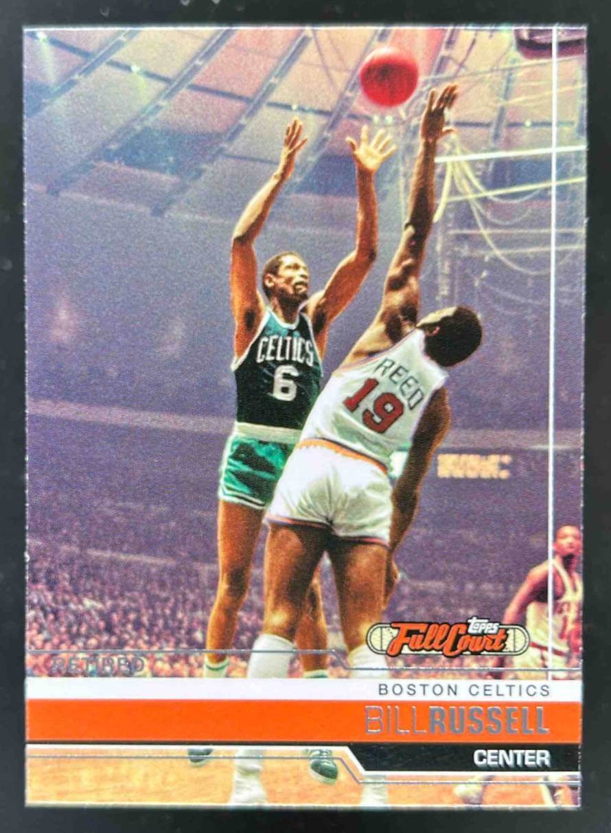 Card image for 2006-07 TOPPS FULL COURT BILL RUSSELL #100 BOSTON CELTICS