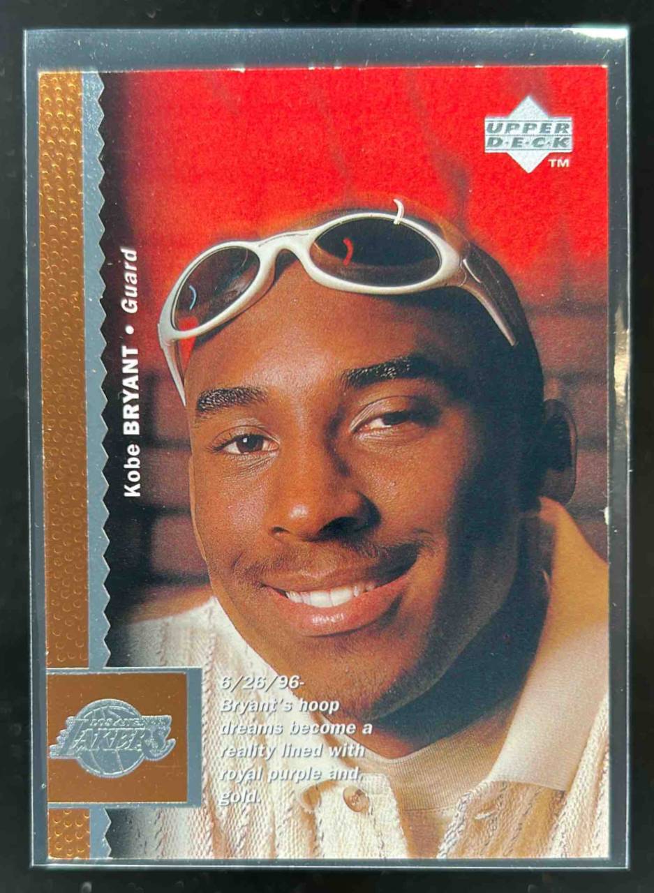 Card image for 1996-97 UPPER DECK KOBE BRYANT #58 RC ROOKIE LOS ANGELES LAKERS